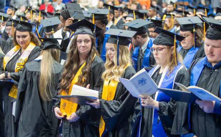 Southeastern fall 2023 commencement for baccalaureate degrees was Saturday, Dec. 16 at Bloomer Sullivan Arena. Matt Swearengin | Durant Democrat