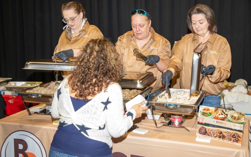 The 14th annual Taste of Durant hosted by Leadership Durant was Feb. 3 at the Choctaw Event Center. Many local eating establishments participated in the event. BrucePac served food at the event.